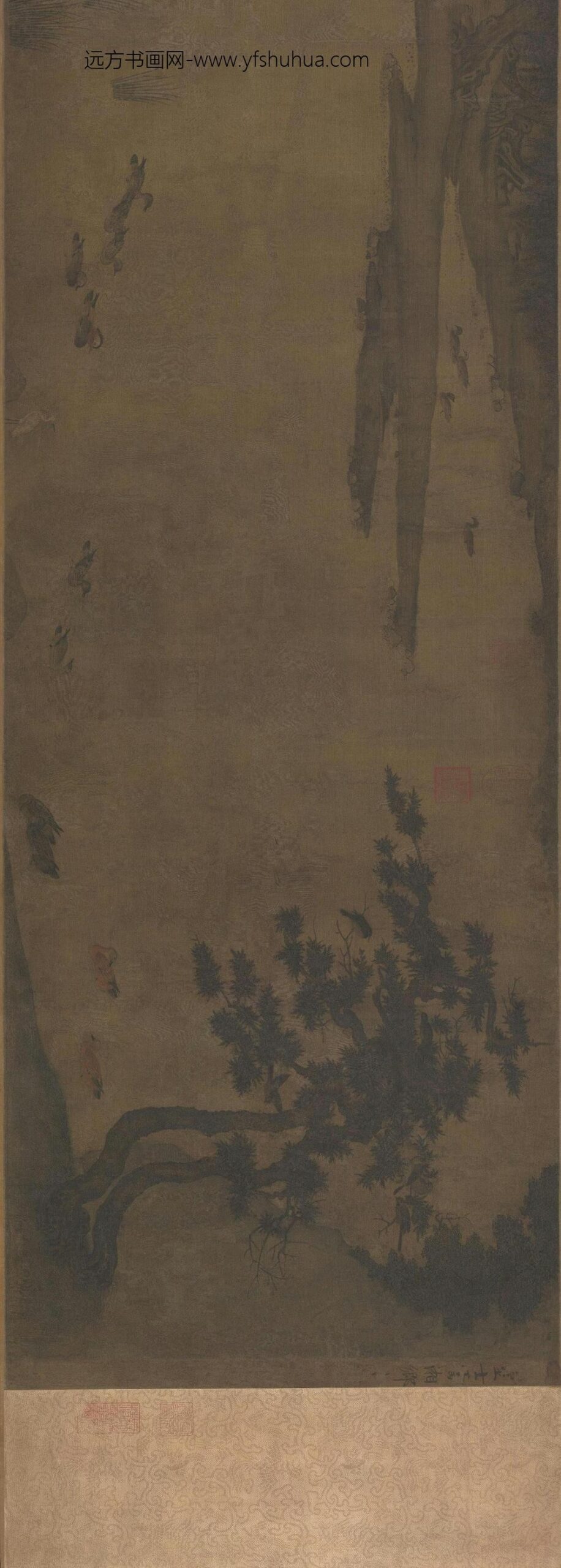 赵士雷湘乡小景卷_