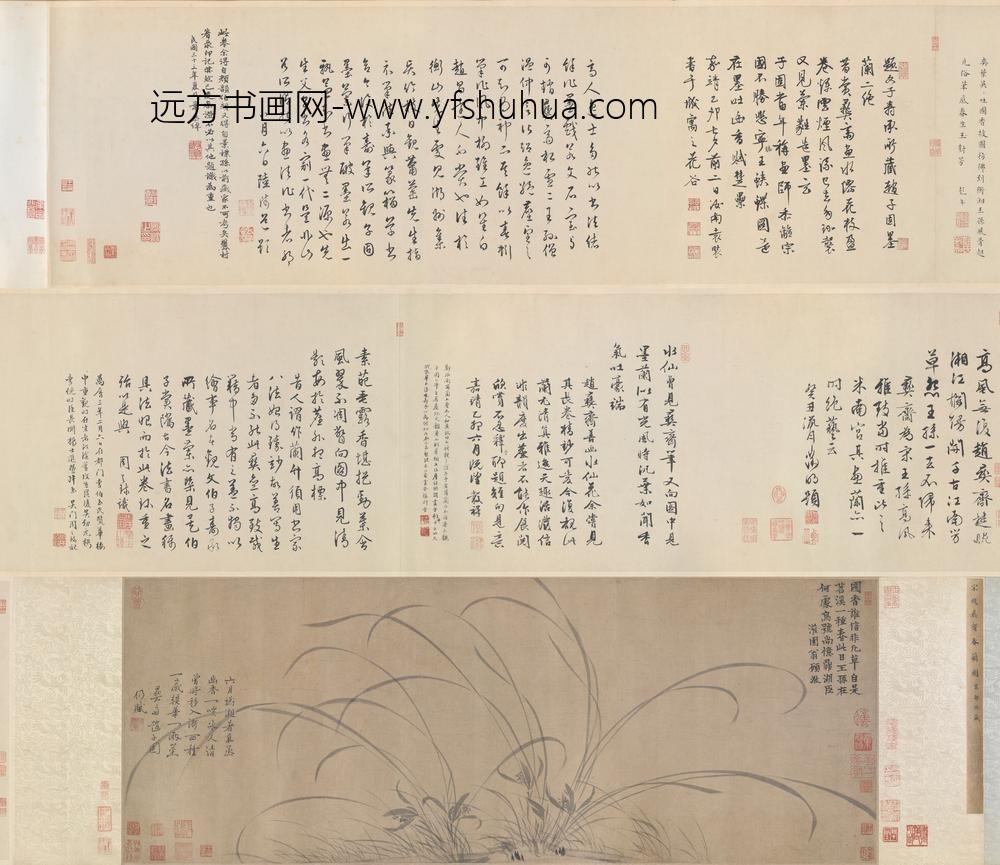 赵孟坚墨兰图卷
