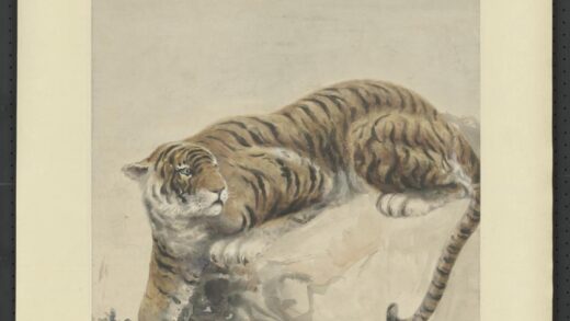 近现代 徐悲鸿画虎轴.jpg
