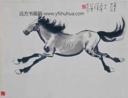 近现代 徐悲鸿画马单页.jpg