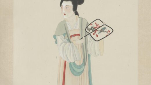 近现代 谢稚柳仕女图轴.jpg
