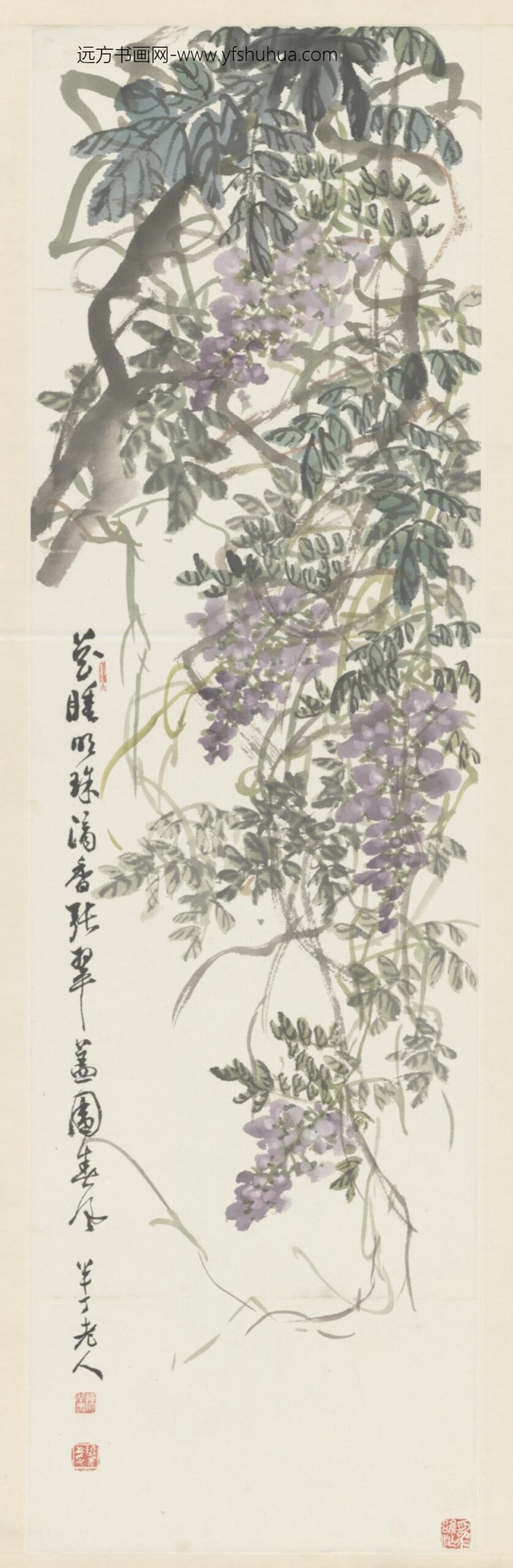 近现代-陈年紫藤轴