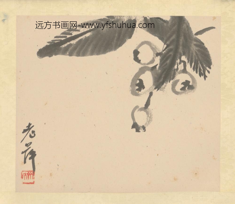 近现代-齐璜花卉册-