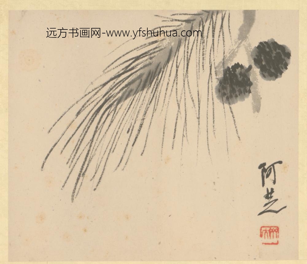 近现代-齐璜花卉册-