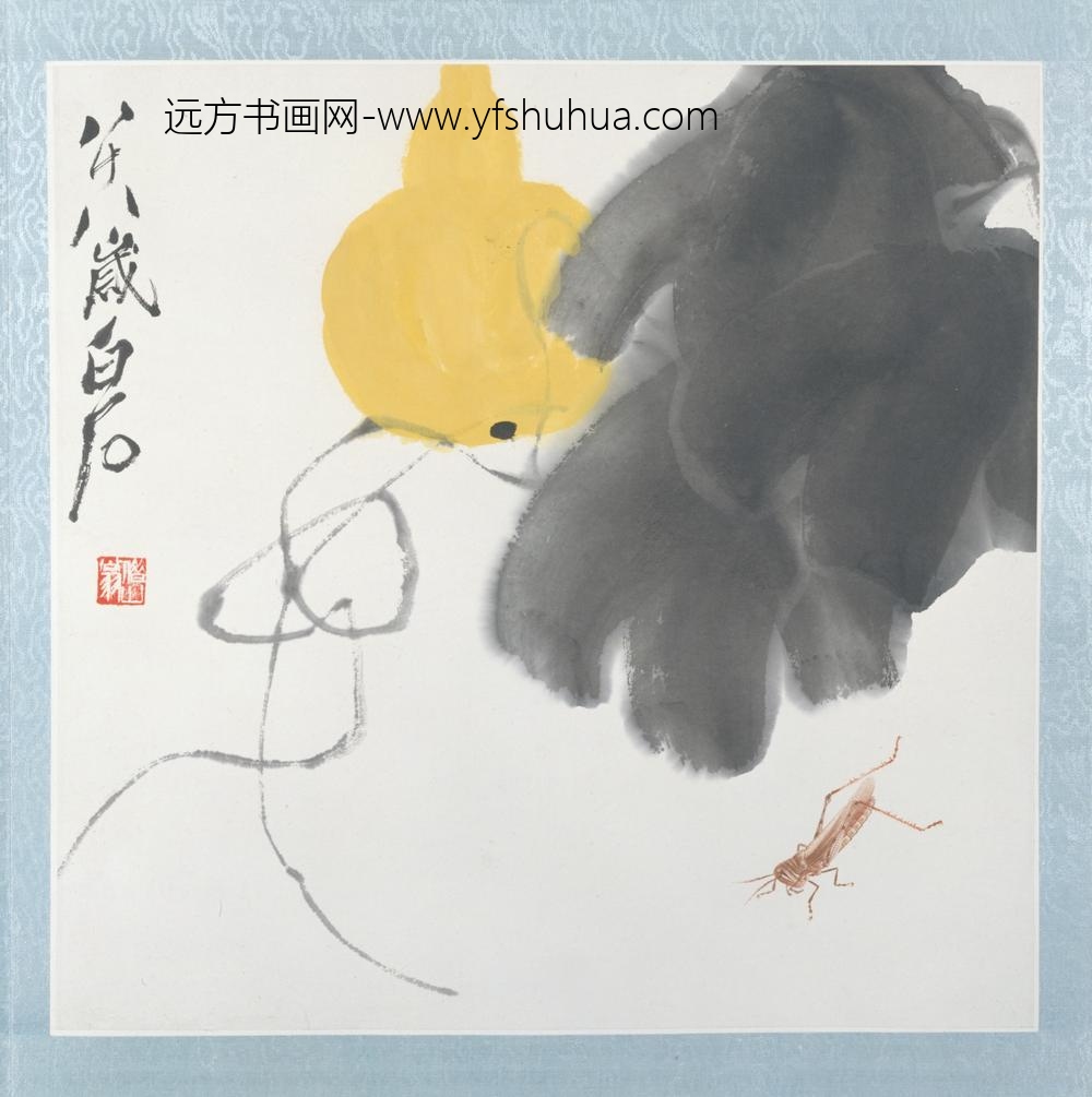 近现代-齐璜花卉昆虫册-