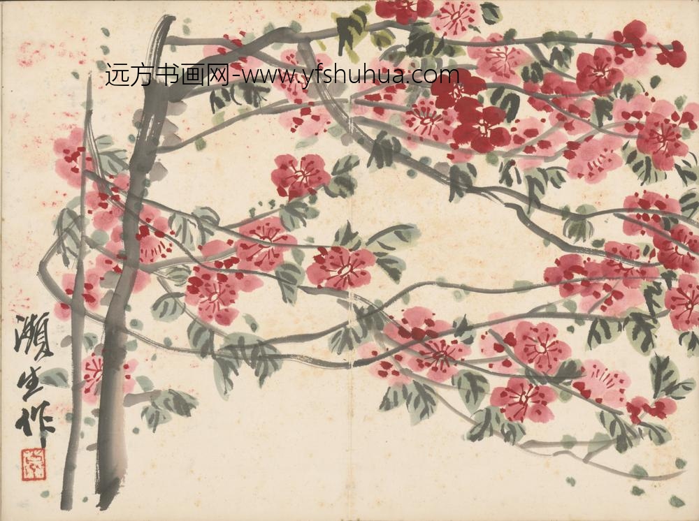 近现代-齐璜花鸟册-