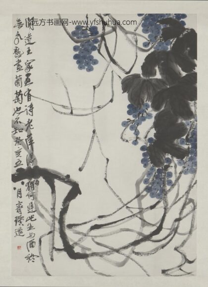 近现代 齐璜葡萄图轴.jpg