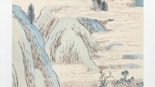 近现代 齐璜蒿岭卧云图轴.jpg