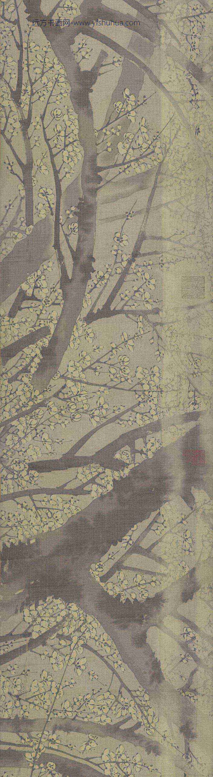 陆复梅花卷_