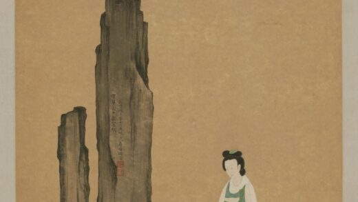 陆粲薛䲖合作云华惜花图轴.jpg