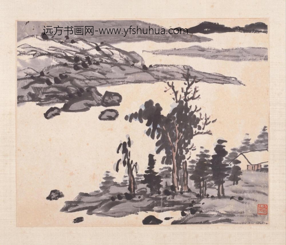 陈师曾山水图册-