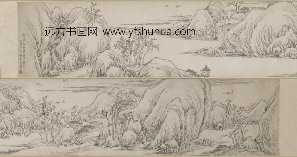 高翔山水图卷