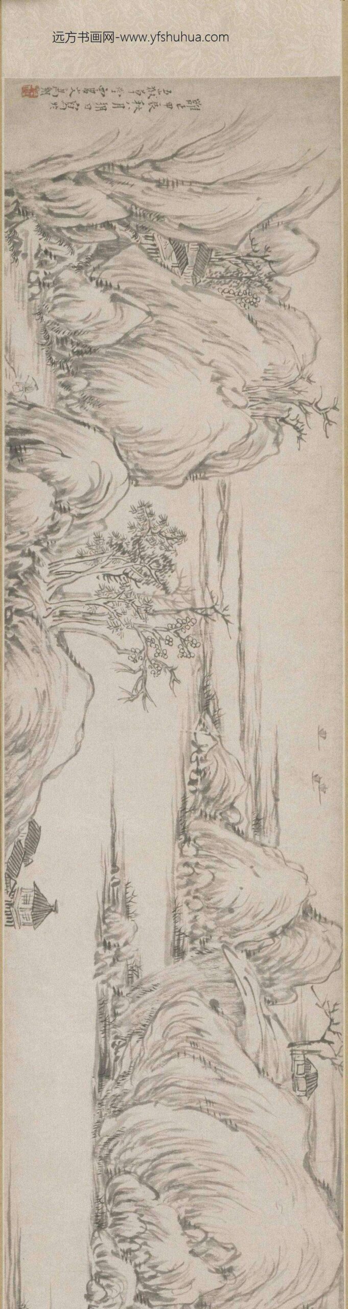 高翔山水图卷_