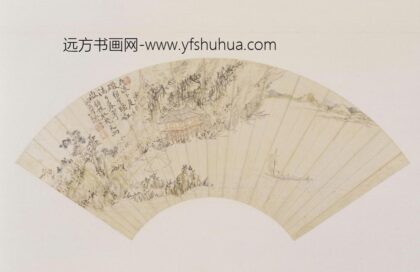 高翔山水图扇页.jpg