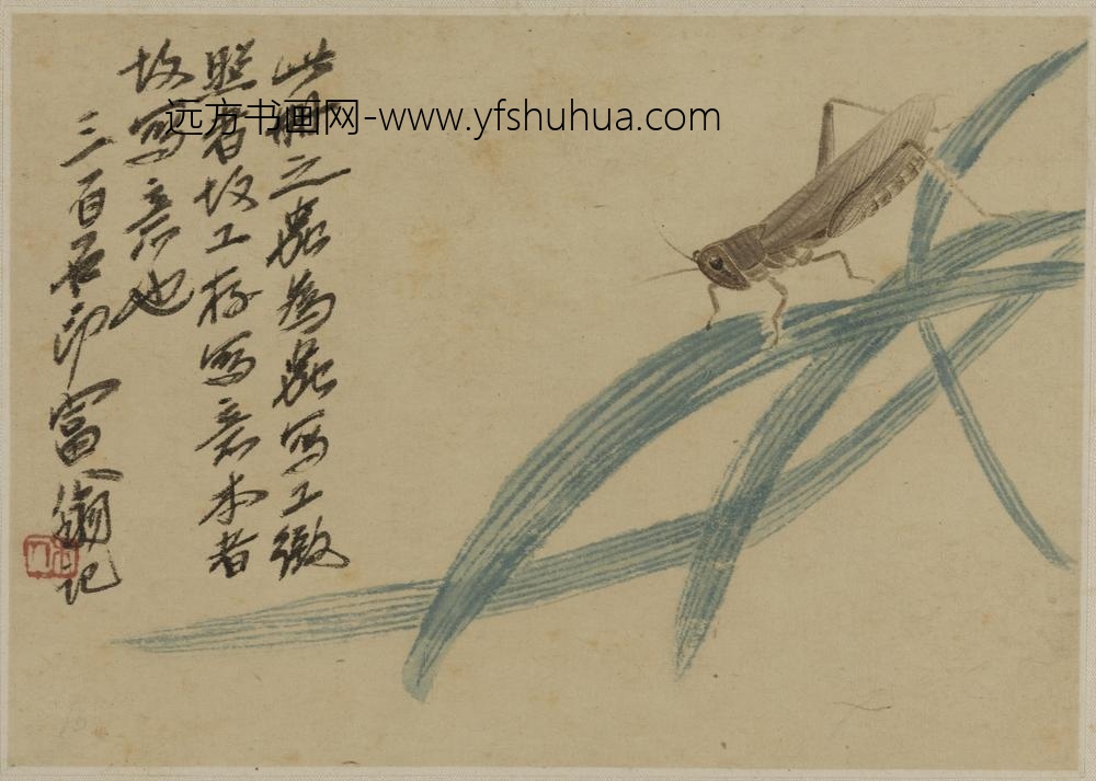 CC-齐白石-草虫册页十开 ()
