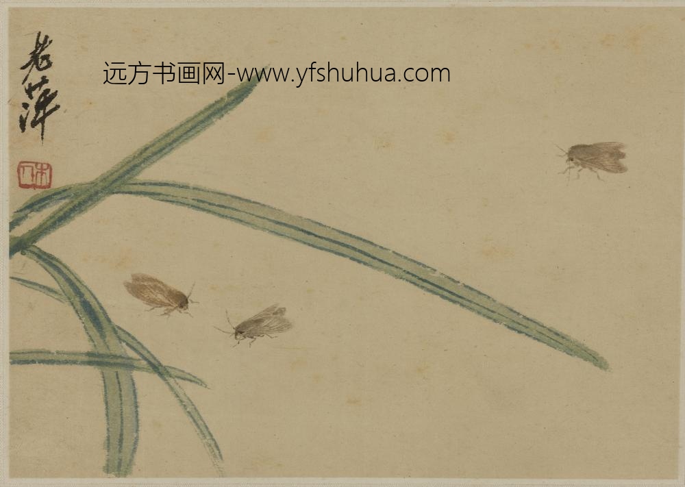 CC-齐白石-草虫册页十开 ()