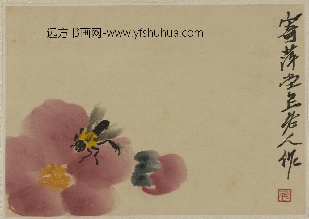 CC-齐白石-草虫册页十开 ()