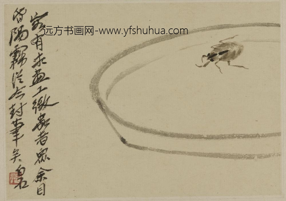 CC-齐白石-草虫册页十开 ()