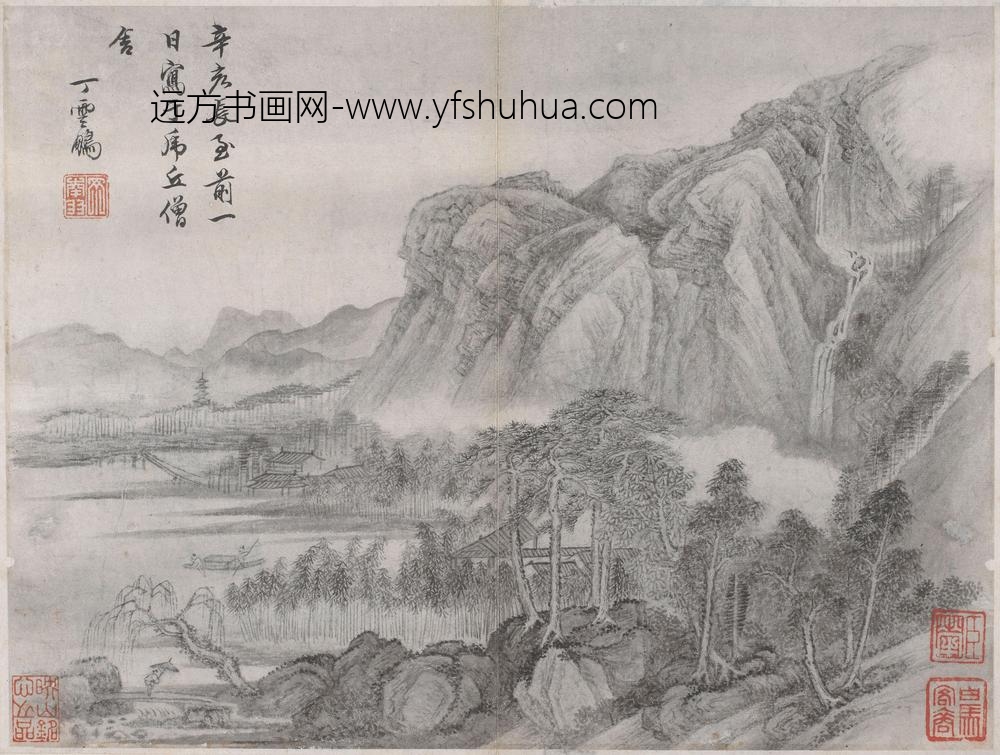 丁云鹏_山水册 ()