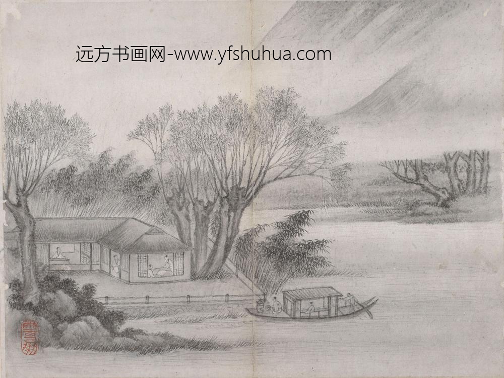 丁云鹏_山水册 ()