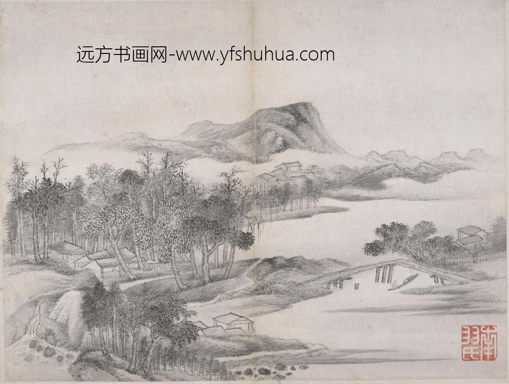 丁云鹏_山水册 ()