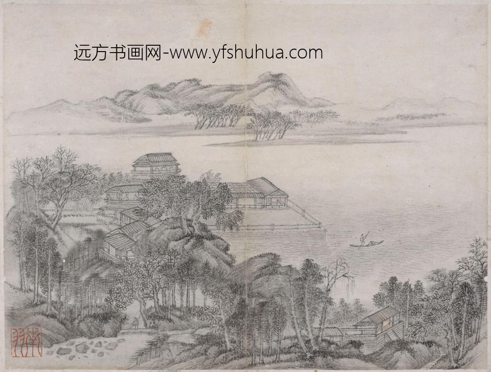 丁云鹏_山水册 ()