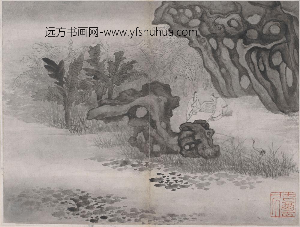 丁云鹏_山水册 ()