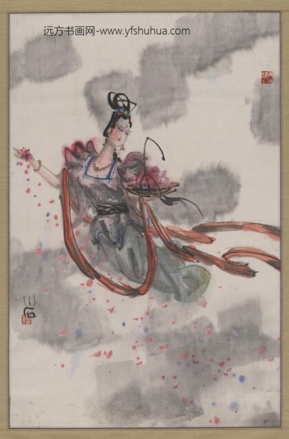 付小石 人物图轴.jpg