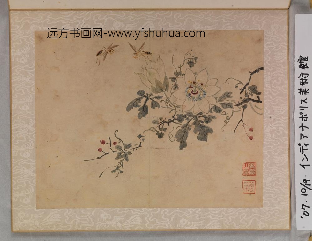 余省_花卉鱼虫册（八开） ()