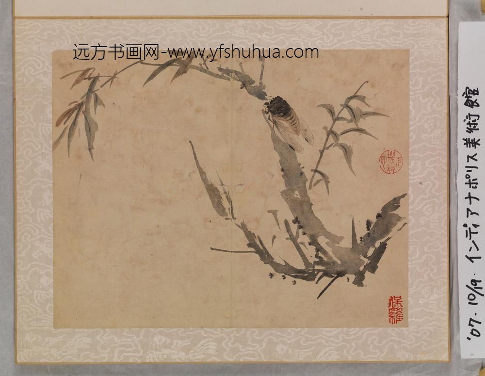 余省_花卉鱼虫册（八开） ()
