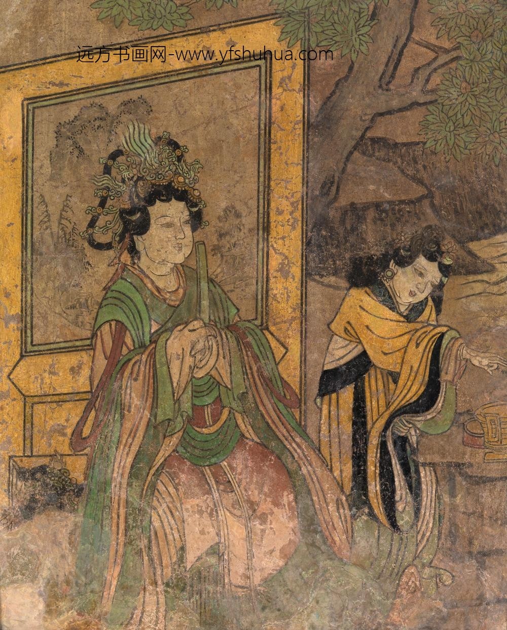 佚名_壁画残片