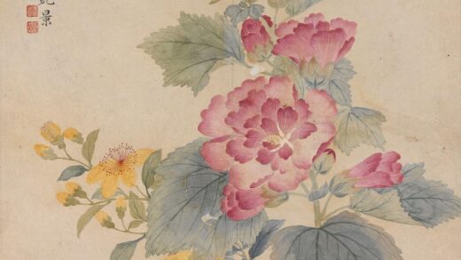 冯祥 花卉册（八开之五）.jpg