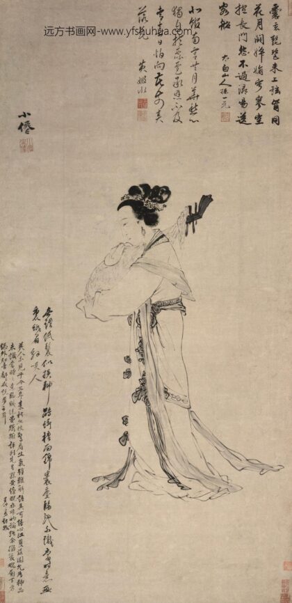 吴伟 抱琴仕女图.jpg