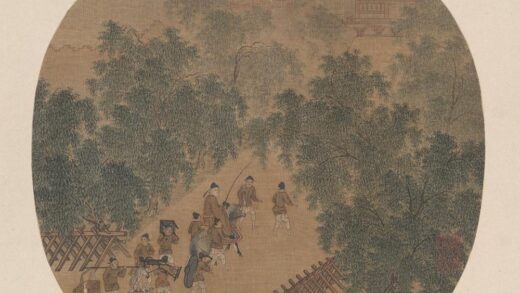 宋 纨扇画册 宋人春游晚归页.jpg