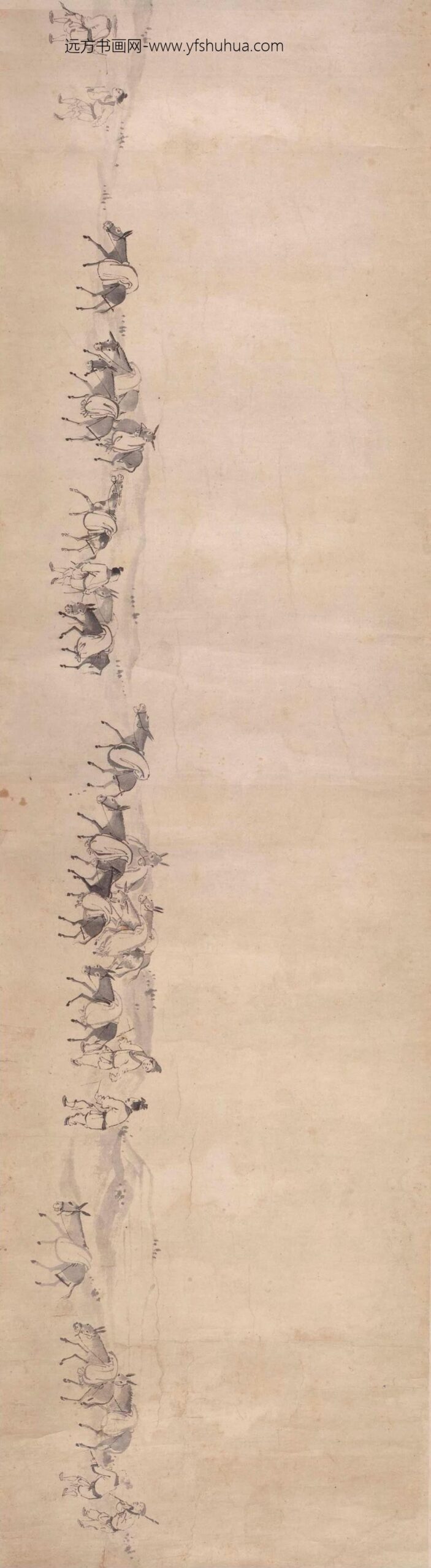 尹小野尹野尹驴_百驴运粮图_