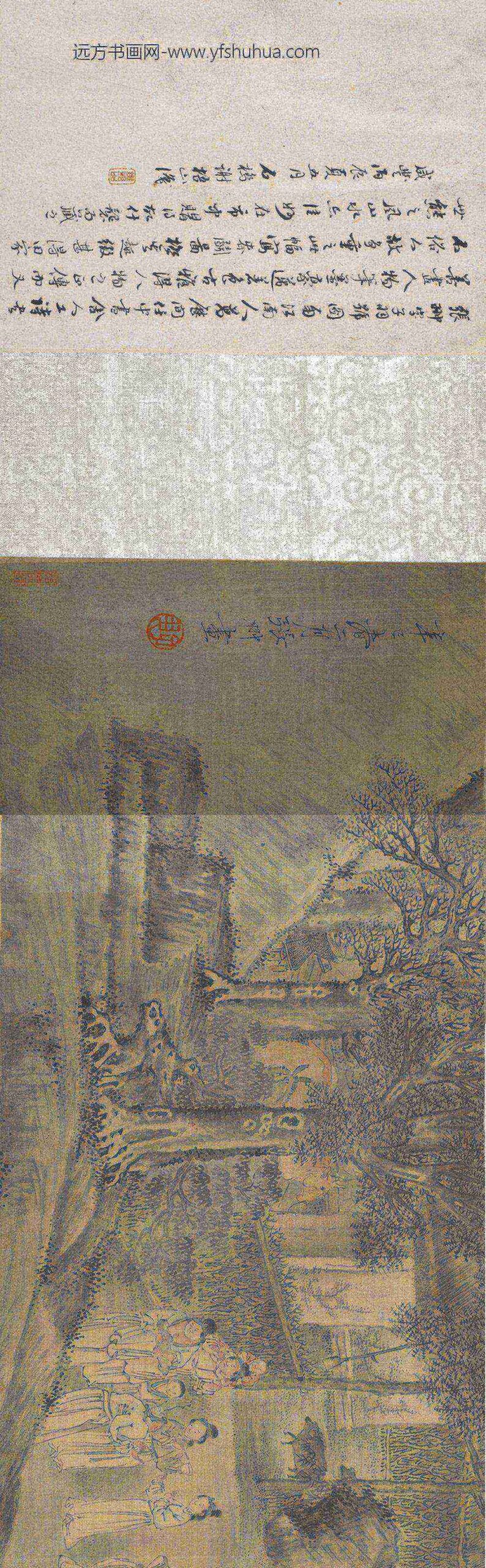 张翀_田家春门图_