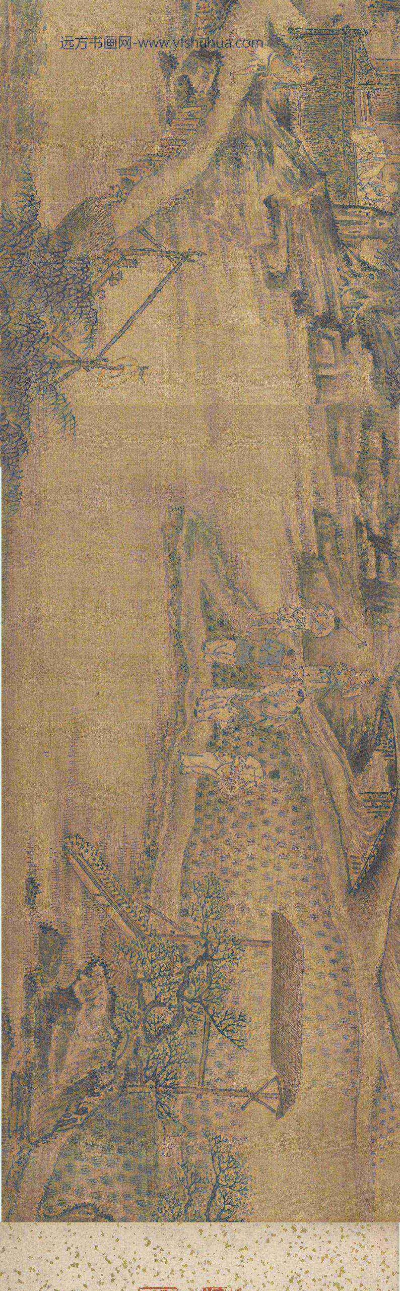 张翀_田家春门图_