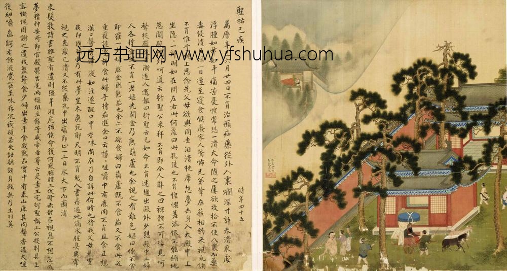 徐显卿宦迹图 圣祐己疾