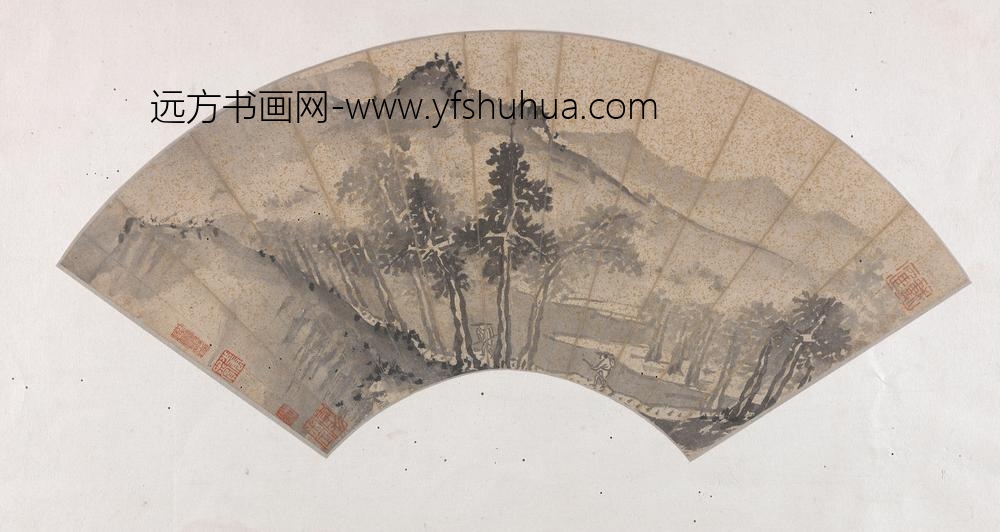 戴进_山水人物图