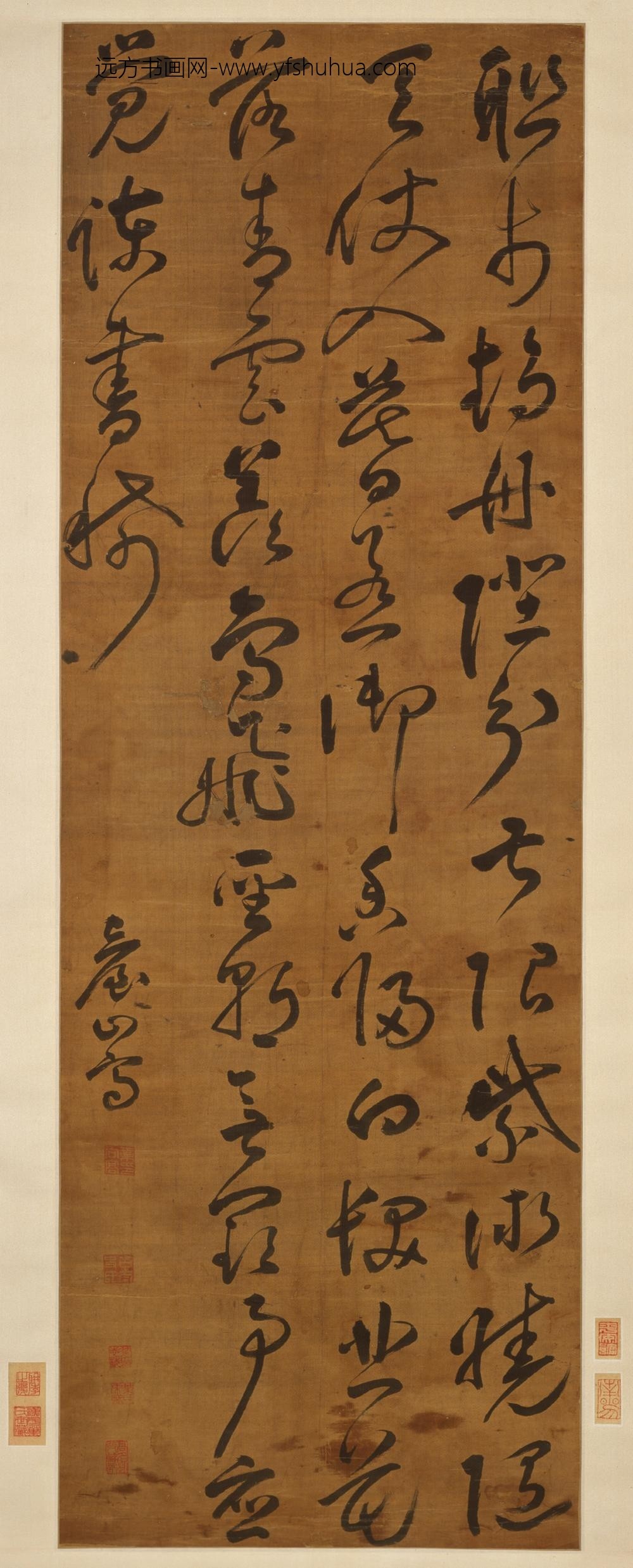 明-叶向髙行书诗轴