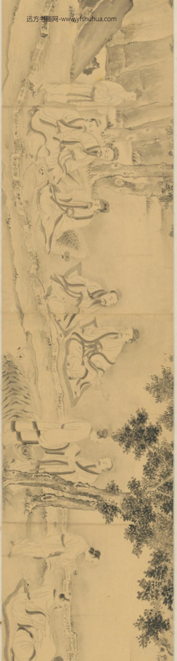 明-明人修禊图卷_