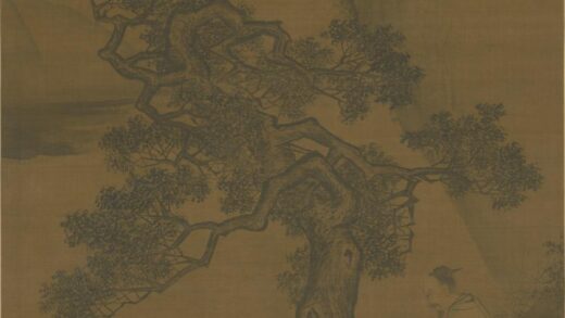明 明人停舟问话图轴.jpg