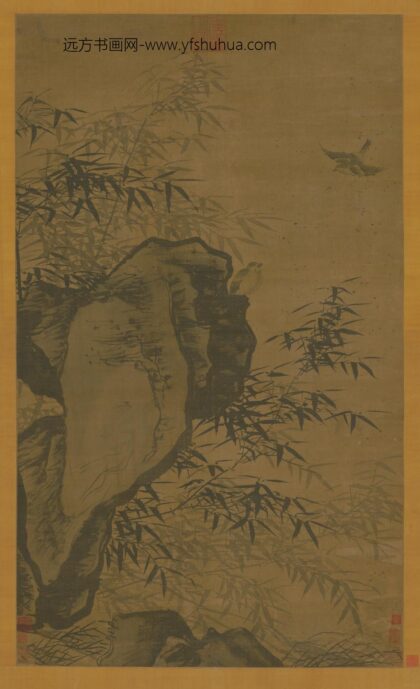 明 明人竹雀图轴.jpg