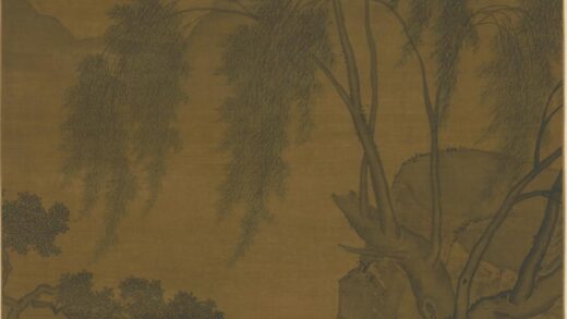 明 明人羲之书扇图轴.jpg
