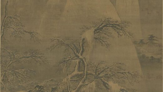 明 明人雪山访友图轴.jpg