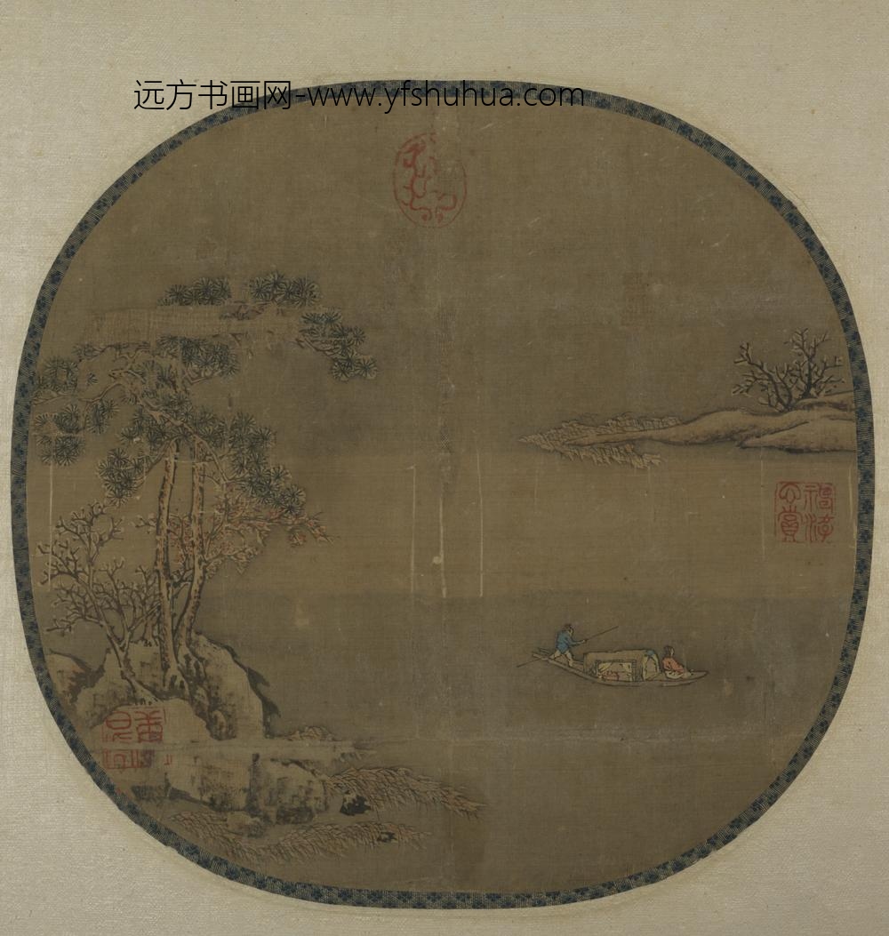 明-明人雪景山水册页
