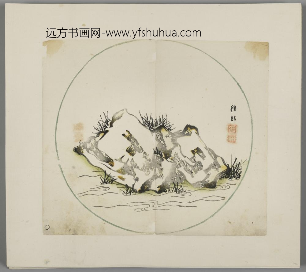 明-木版水印胡日从等十竹斋谱册-
