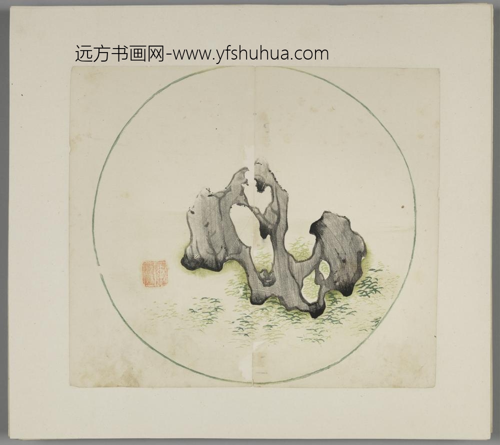明-木版水印胡日从等十竹斋谱册-
