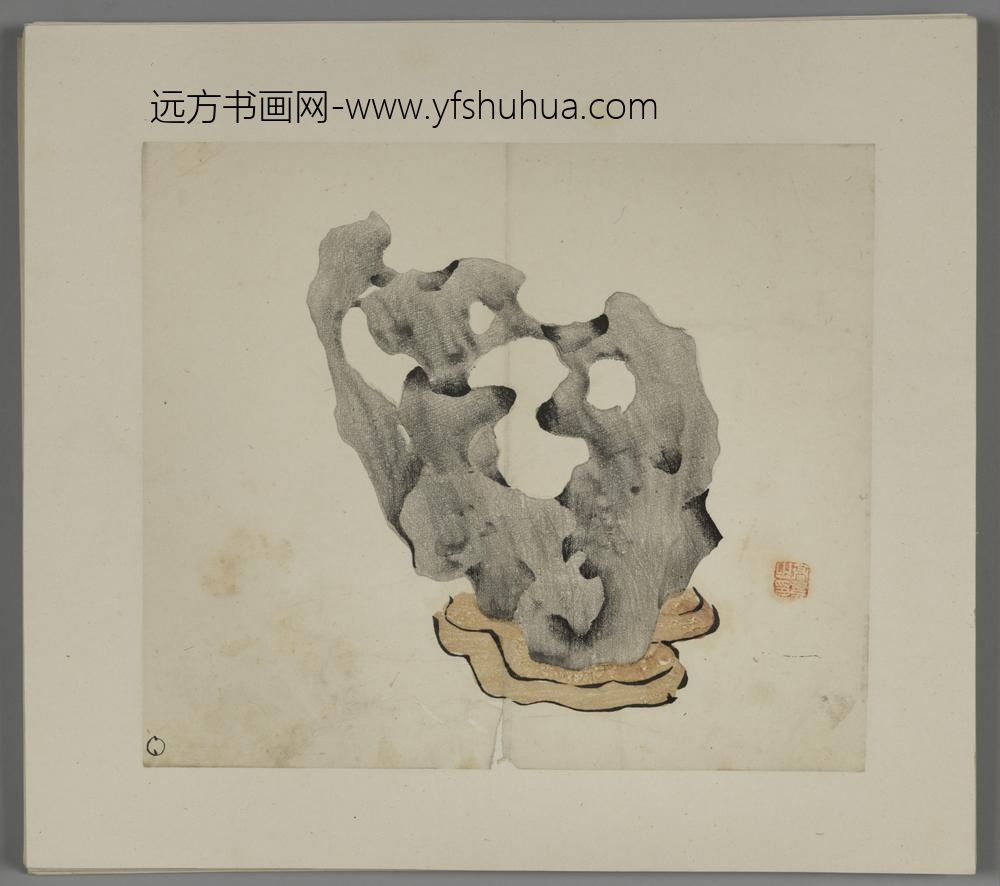 明-木版水印胡日从等十竹斋谱册-