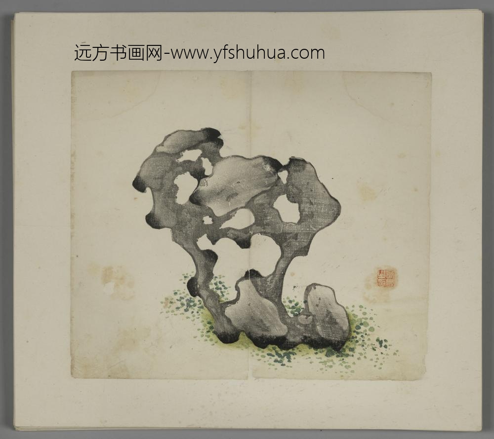 明-木版水印胡日从等十竹斋谱册-